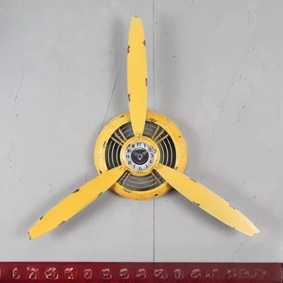 Retro industrial style wall decoration, wrought iron airplane propeller, personalized wall clock, wall hanging store
Retro industrial style wall decoration, wrought iron airplane propeller, personalized wall clock, wall hanging store