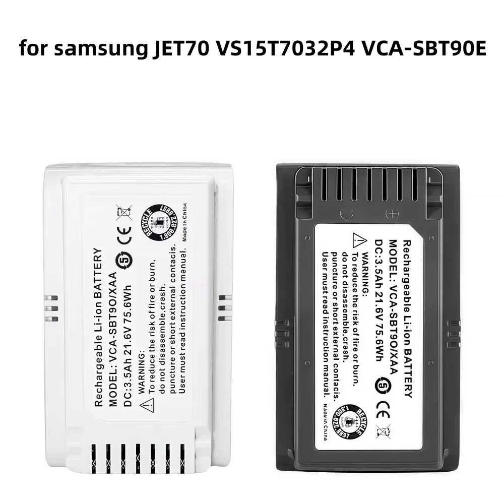 Аккумулятор емкостью 5000 мАч для Samsung JET70 Series: идеально подходит для VS15T7032P4, VCA-SBT90E, Jet90E pet, Jet70 turbo, Jet70 Pro и Jet70 в комплекте
Аккумулятор емкостью 5000 мАч для Samsung JET70 Series: идеально подходит для VS15T7032P4, VCA-SBT90E, Jet90E pet, Jet70 turbo, Jet70 Pro и Jet70 в комплекте