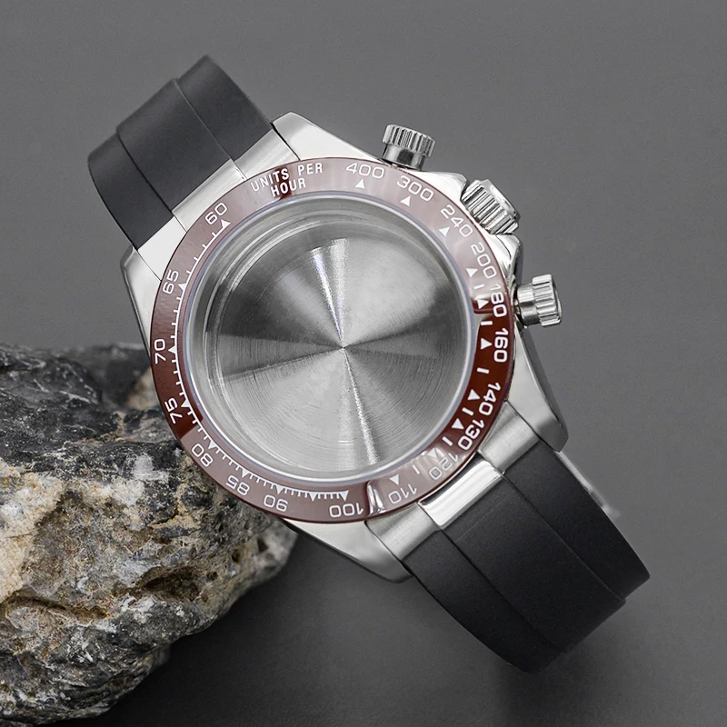 Men's Watch Case With Sapphire Glass Fit VK63 Movement Rlx Dayton 316L Stainless Steel 200M Waterproof Case
Men's Watch Case With Sapphire Glass Fit VK63 Movement Rlx Dayton 316L Stainless Steel 200M Waterproof Case