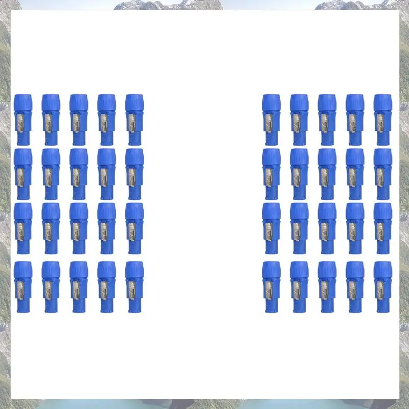 N75R-40Pcs 3 PIN AC Powercon Connector Male Plug NAC3FCA NAC3FCB AC Cable 20A 250V Power Plug Adapter For Stage Light(A)
N75R-40Pcs 3 PIN AC Powercon Connector Male Plug NAC3FCA NAC3FCB AC Cable 20A 250V Power Plug Adapter For Stage Light(A)