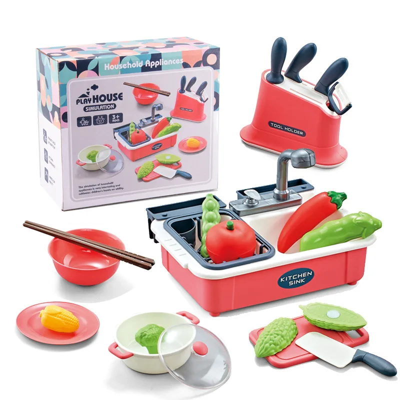 Simulation Washing-Up Sink Pretend Kitchen Toy Play House Toys Kitchen Role Playing Toys Girl'S Birthday Children'S Day Gift
Simulation Washing-Up Sink Pretend Kitchen Toy Play House Toys Kitchen Role Playing Toys Girl'S Birthday Children'S Day Gift