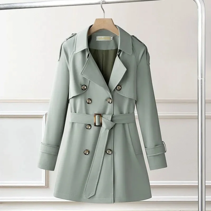 2025 New Waist Cinching Jacket With British Style Double Row Slim fit Medium to Long Style Solid Color Trendy Women Windbreaker
2025 New Waist Cinching Jacket With British Style Double Row Slim fit Medium to Long Style Solid Color Trendy Women Windbreaker