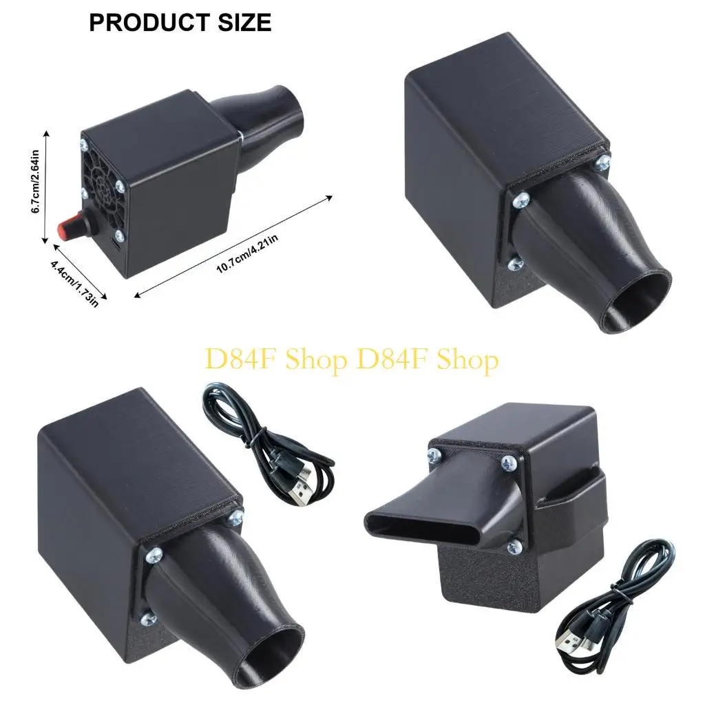 D84F USB C 5V Air Blower BBQ Fan Blower Speed Controller 6000RPM Portable Blower
D84F USB C 5V Air Blower BBQ Fan Blower Speed Controller 6000RPM Portable Blower