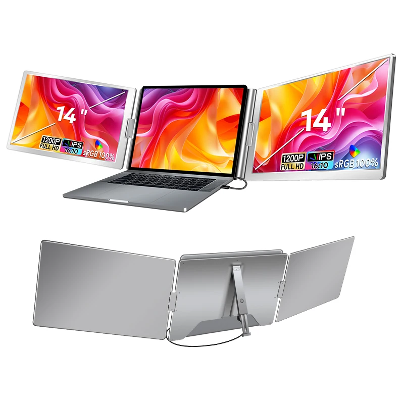 Full HD Triple 14 Inch Portable Dual Triple With USB Type-C For Laptop Screen Extender Portable
Full HD Triple 14 Inch Portable Dual Triple With USB Type-C For Laptop Screen Extender Portable