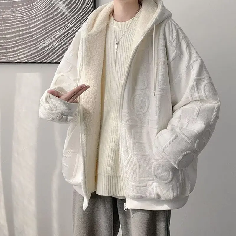 Lamb Fur Cotton Jacket Men's Winter Thickened Cotton Coat Autumn Winter Hong Kong Style Handsome Loose Versatile Hooded Cotto...
Lamb Fur Cotton Jacket Men's Winter Thickened Cotton Coat Autumn Winter Hong Kong Style Handsome Loose Versatile Hooded Cotto...