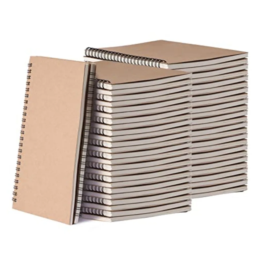 48 Pack A5 Spiral Notebook College Ruled Spiral Notebook Bulk Inch Hardcover Kraft Notebooks Lined Travel Writing Notebooks Jou
48 Pack A5 Spiral Notebook College Ruled Spiral Notebook Bulk Inch Hardcover Kraft Notebooks Lined Travel Writing Notebooks Jou