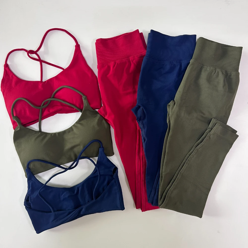 2 Pieces Dynamic Leggings Set Seamless Yoga Set For Women Scrunch Butt Leggings With Sexy Twist Back Bra Gym Set Workout Clothes
2 Pieces Dynamic Leggings Set Seamless Yoga Set For Women Scrunch Butt Leggings With Sexy Twist Back Bra Gym Set Workout Clothes