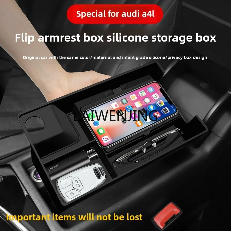 HLZ is suitable for the new A4L armrest box storage box silicone pad A5 interior storage supplies accessories
HLZ is suitable for the new A4L armrest box storage box silicone pad A5 interior storage supplies accessories