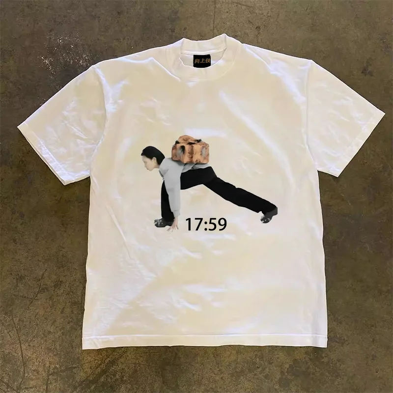 Heavyweight Loose Fit Short Sleeve T-Shirt 3A260g Pure Cotton Double Thread Unisex Casual Style Arrow Head Tie Summer 2025
Heavyweight Loose Fit Short Sleeve T-Shirt 3A260g Pure Cotton Double Thread Unisex Casual Style Arrow Head Tie Summer 2025