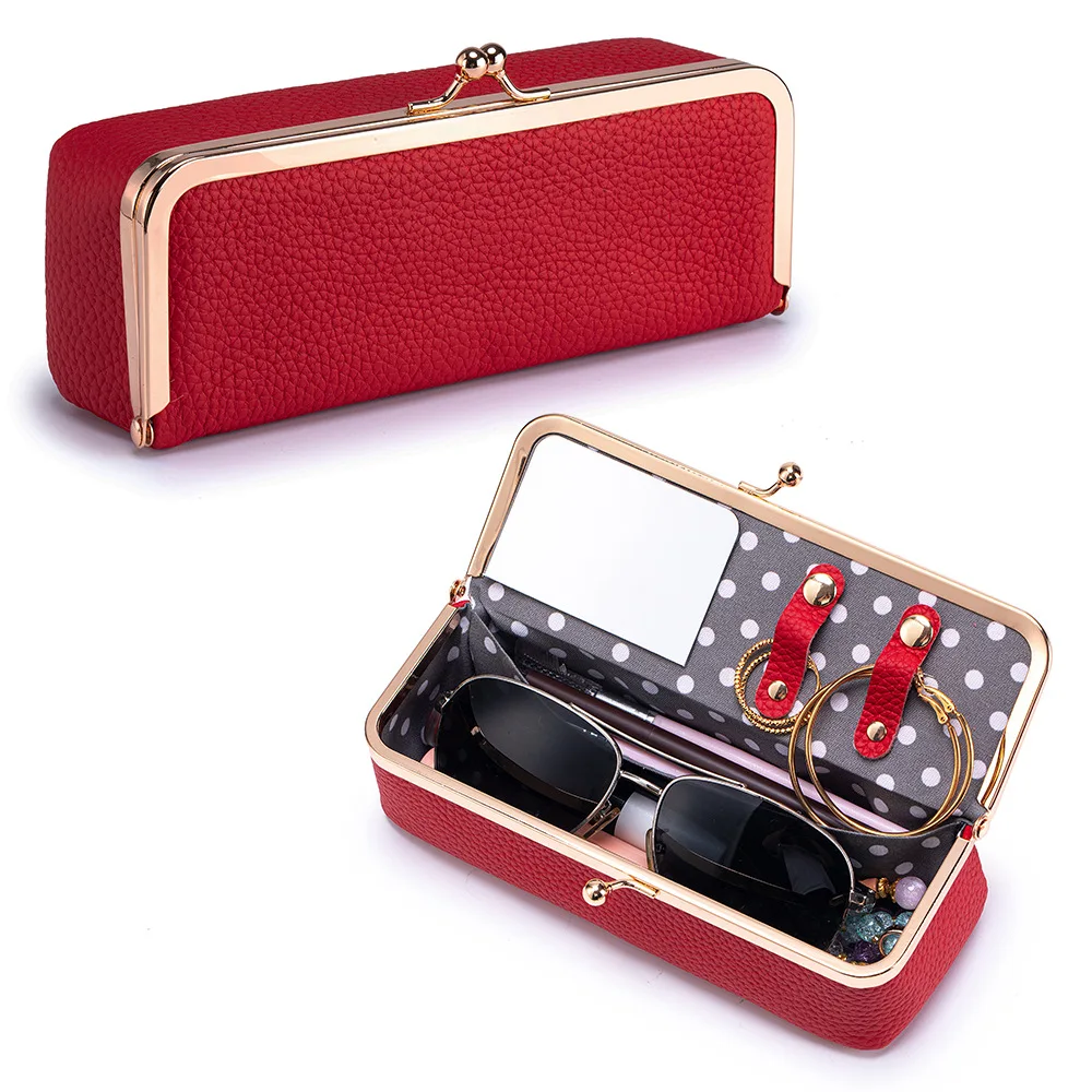 Multi-Purpose Genuine Leather Kiss-Lock coin purse,Sunglasses & Eyeglass Organizer case,Storage Case for Lipstick &Small Jewelry
Multi-Purpose Genuine Leather Kiss-Lock coin purse,Sunglasses & Eyeglass Organizer case,Storage Case for Lipstick &Small Jewelry