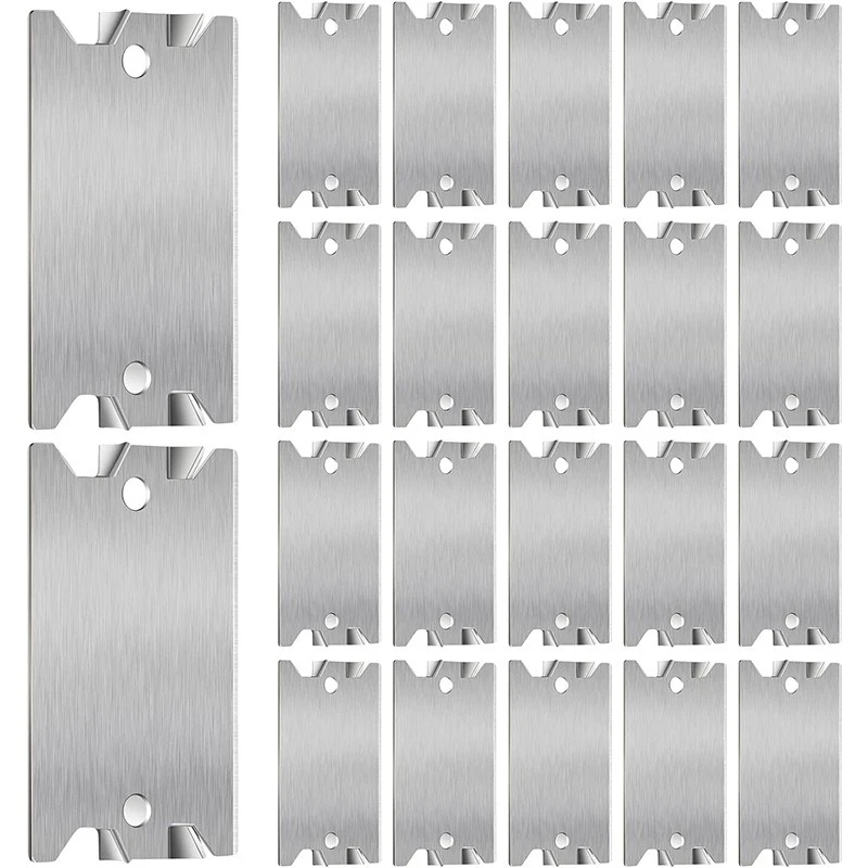 Metal Safety Nail Plate Wooden Stud Cable Protection Plate Anti-nail Protector for Protecting Pipes and Wiring
Metal Safety Nail Plate Wooden Stud Cable Protection Plate Anti-nail Protector for Protecting Pipes and Wiring