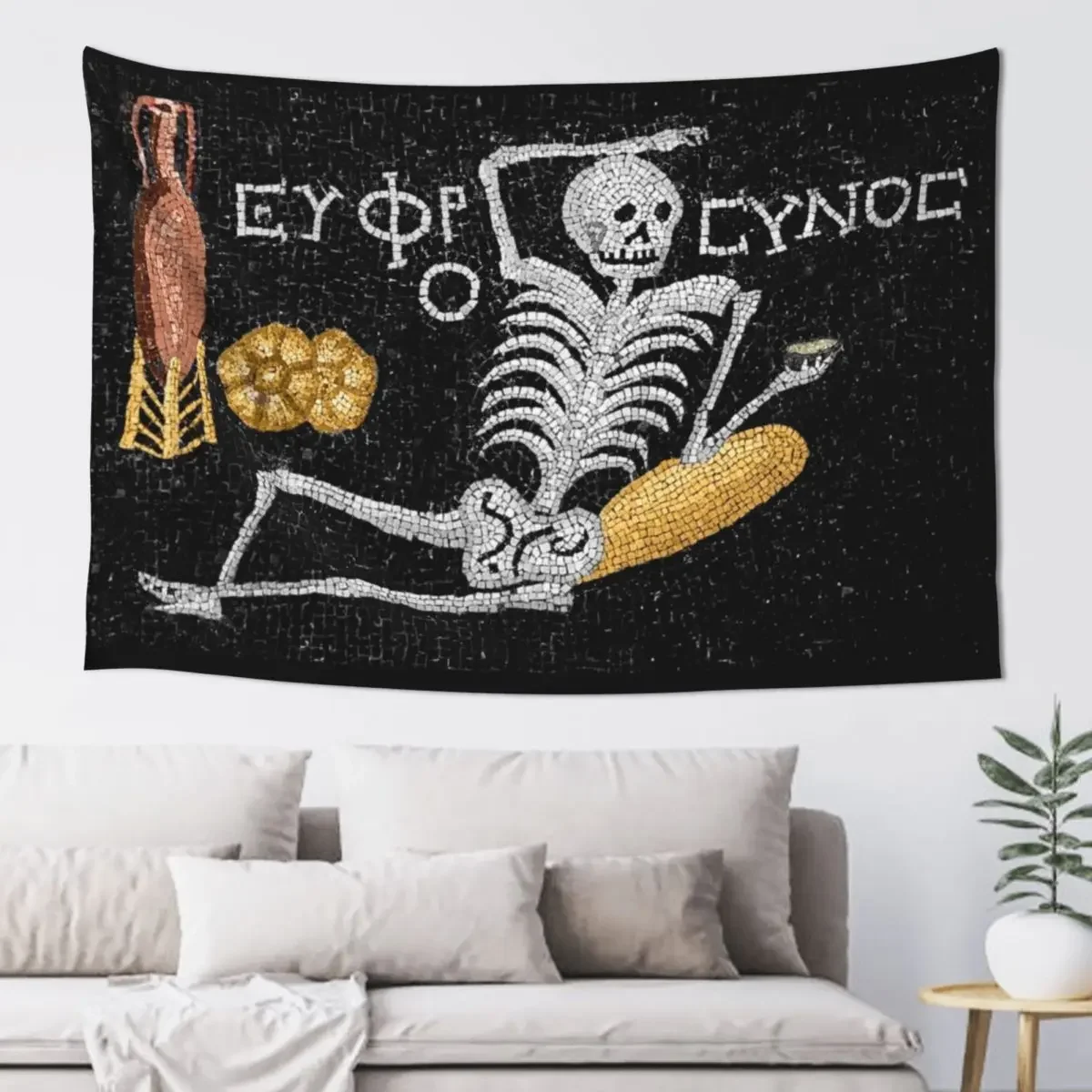 Be Cheerful, Enjoy Your Life - Ancient Greek Mosaic Tapestry Bedroom Organization And Decoration Decoration For Home Tapestry
Be Cheerful, Enjoy Your Life - Ancient Greek Mosaic Tapestry Bedroom Organization And Decoration Decoration For Home Tapestry