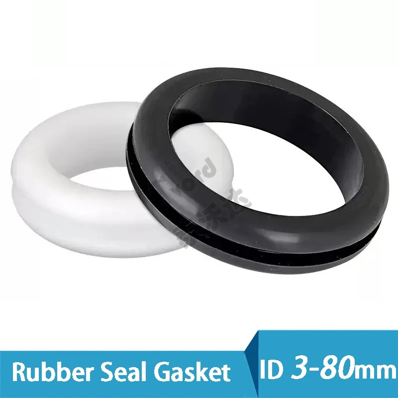ID 3-80mm Black/White Rubber Double Sided Protective Coil Seal Gasket Wire Cable Insulation Over Hole Plug With Card Slot
ID 3-80mm Black/White Rubber Double Sided Protective Coil Seal Gasket Wire Cable Insulation Over Hole Plug With Card Slot