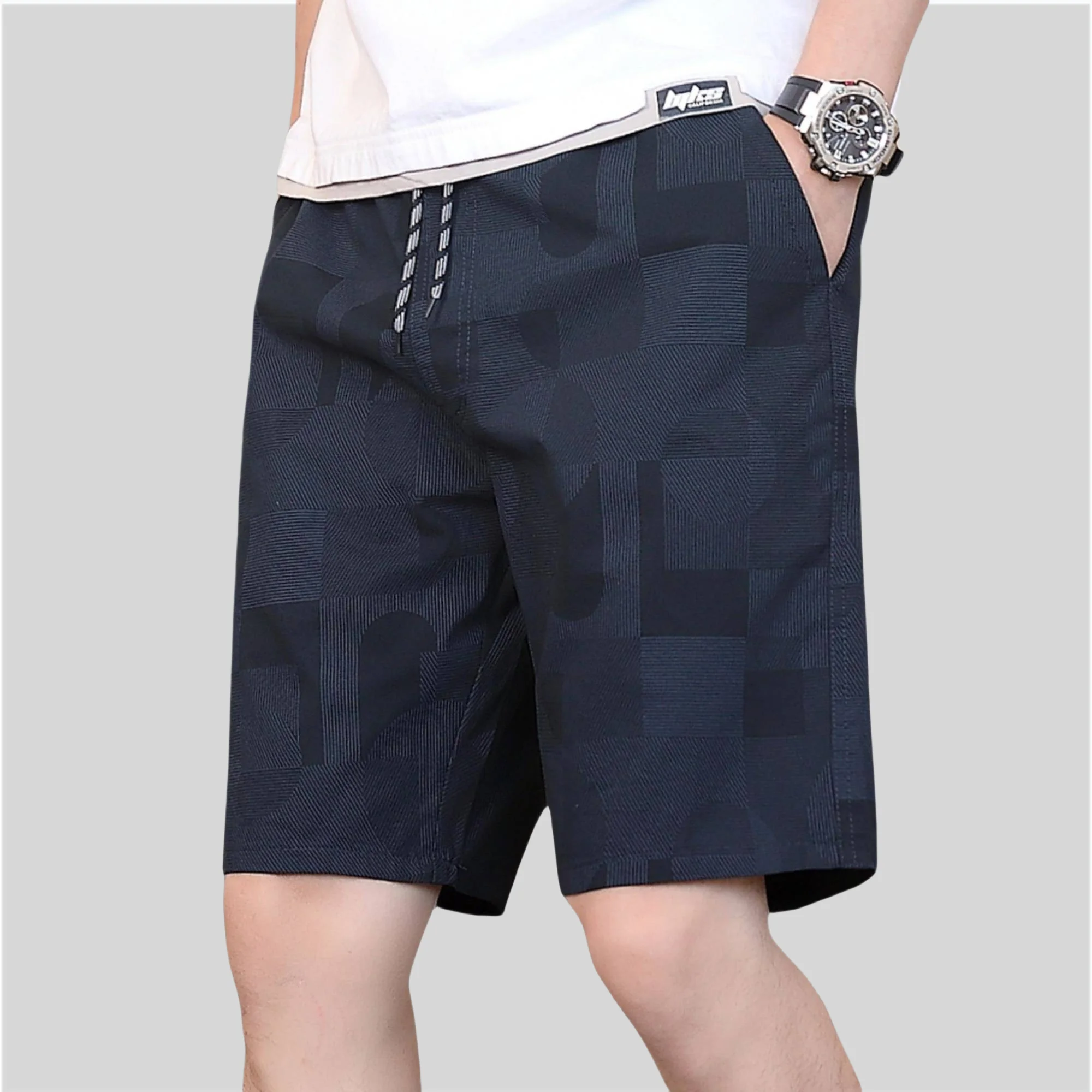 Мужские хлопковые брюки с принтом, тонкие летние уличные повседневные брюки с пятью точками, свободные повседневные брюки прямого кроя
Мужские хлопковые брюки с принтом, тонкие летние уличные повседневные брюки с пятью точками, свободные повседневные брюки прямого кроя