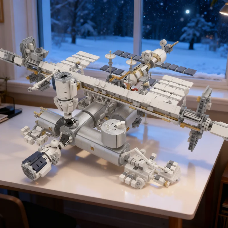 4642pcs MOC International Station 1 110 Scale Space Model Building Blocks Creative Display Gift Collectible Decor Kids Premium
4642pcs MOC International Station 1 110 Scale Space Model Building Blocks Creative Display Gift Collectible Decor Kids Premium