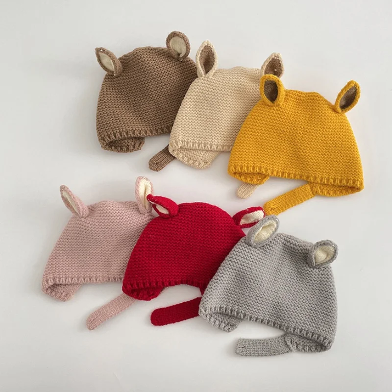 1PCS Cute Baby Hat Autumn Winter Rabbit Ear Knitted Cap Solid Color Toddler Boy Girl Warm Bonnet Earmuffs Beanie
1PCS Cute Baby Hat Autumn Winter Rabbit Ear Knitted Cap Solid Color Toddler Boy Girl Warm Bonnet Earmuffs Beanie