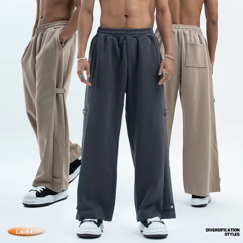Original American retro fashion brand summer composite loose casual trousers for men and women street button design
Original American retro fashion brand summer composite loose casual trousers for men and women street button design