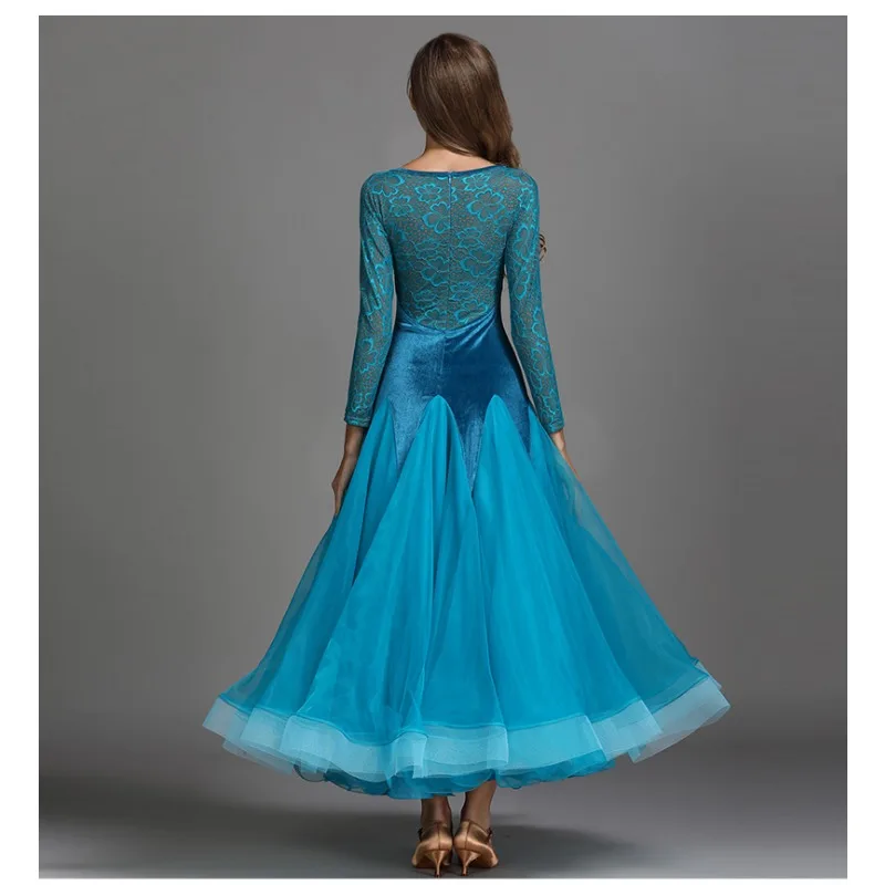 Customized Modern Dance Dress Big SwingSkirt Velvet Dress National Standard Dance Dress Waltz Ballroom Dance Competition Dresses
Customized Modern Dance Dress Big SwingSkirt Velvet Dress National Standard Dance Dress Waltz Ballroom Dance Competition Dresses