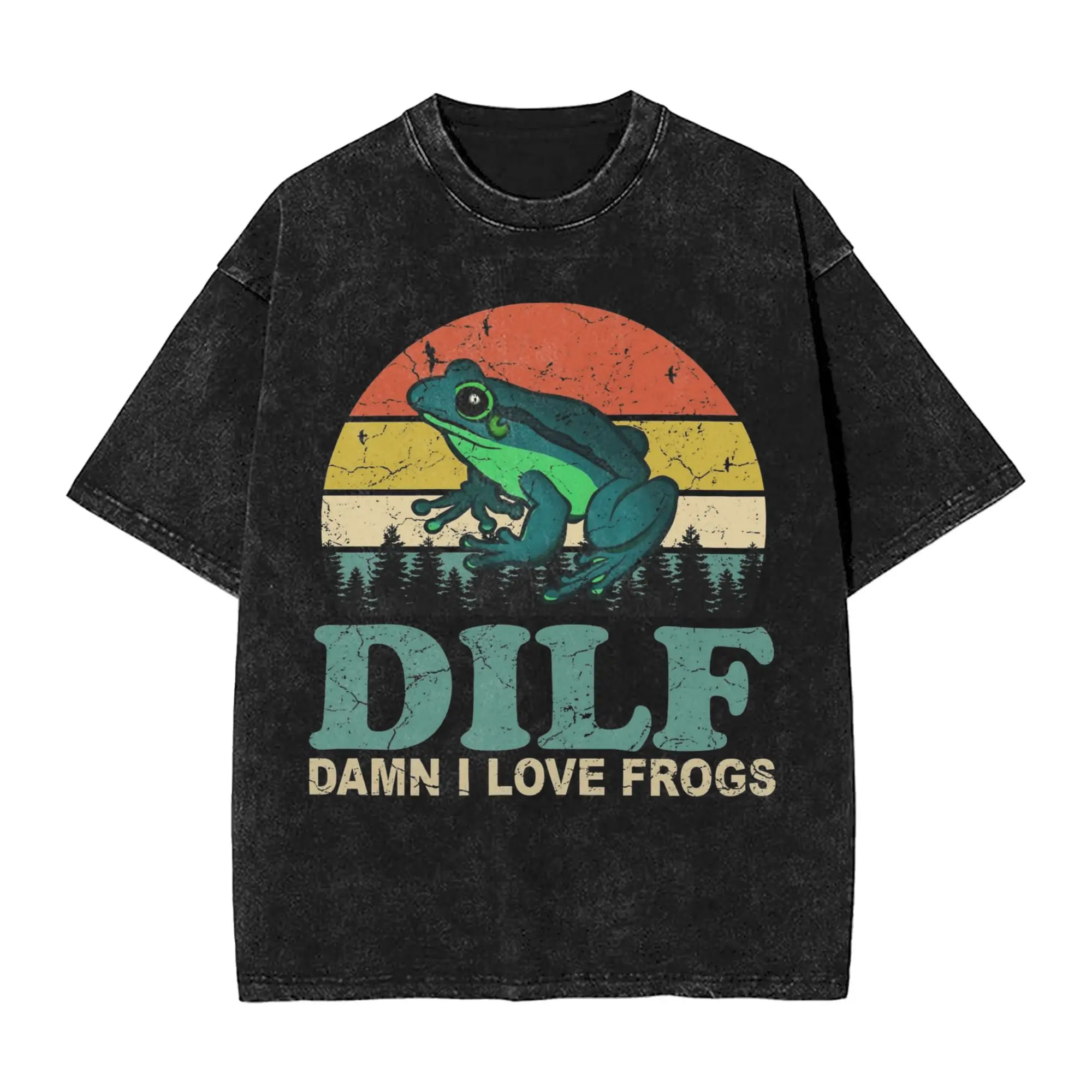 DILF Damn I Love Frogs T-Shirt Summer Vintage T Shirts Casual Hipster Tee Shirt For Men Short Sleeve Custom DIY Tops
DILF Damn I Love Frogs T-Shirt Summer Vintage T Shirts Casual Hipster Tee Shirt For Men Short Sleeve Custom DIY Tops