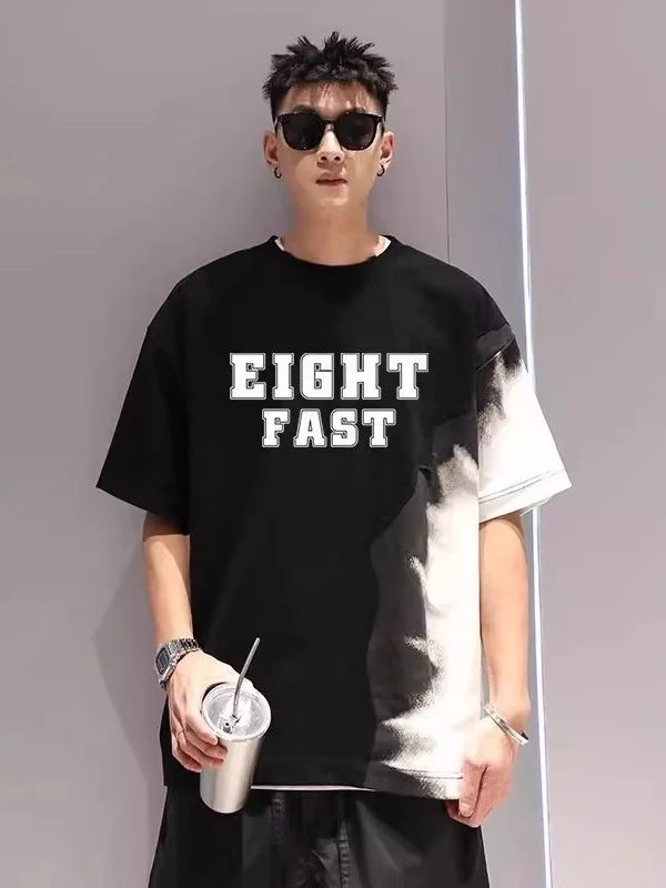 Extra Large 300 Pounds Pure Cotton Short Sleeve T-Shirt Men's Summer Tie Dye Asymmetrical Body Shirt Casual Loose Fit Printed...
Extra Large 300 Pounds Pure Cotton Short Sleeve T-Shirt Men's Summer Tie Dye Asymmetrical Body Shirt Casual Loose Fit Printed...