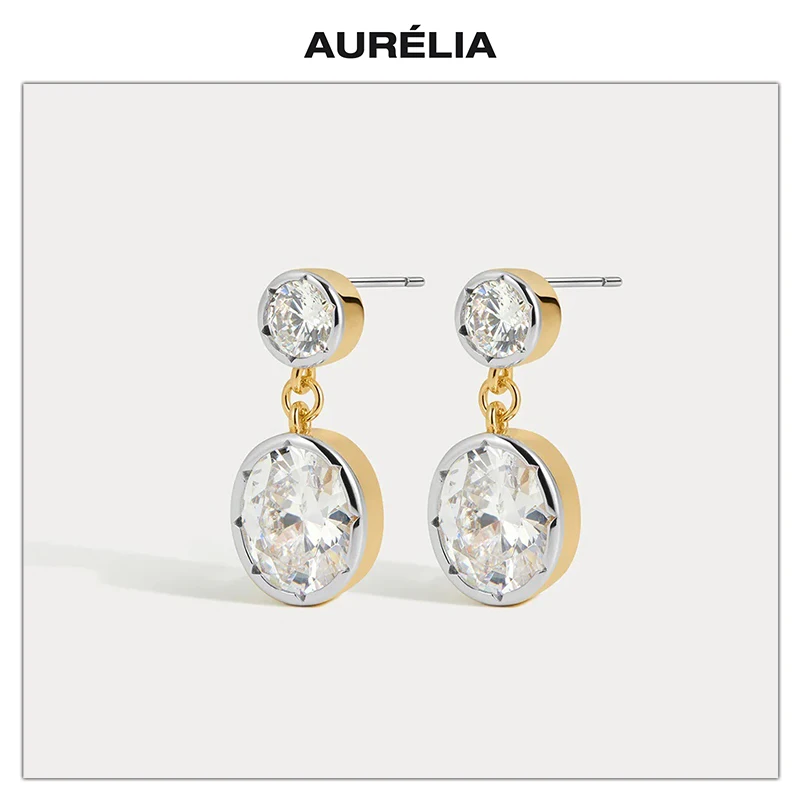 Fashion Brass Plated 18K Gold Zircon S925 Silver Needle Water Droplet Earring Women Jewelry
Fashion Brass Plated 18K Gold Zircon S925 Silver Needle Water Droplet Earring Women Jewelry