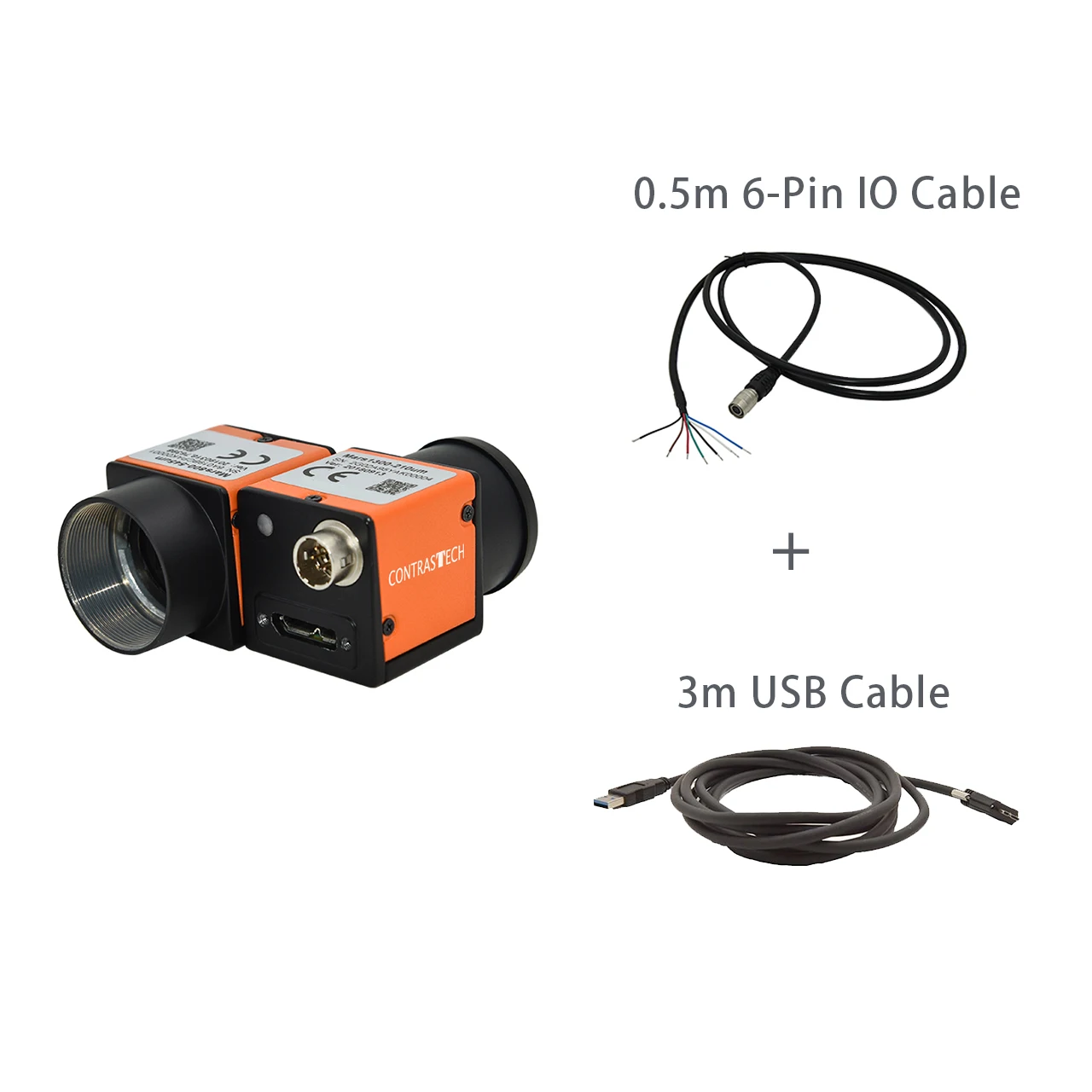 Contrastech USB Vision Standard Protocol 120FPS C Mount Industrial 3MP USB 3.0 High Speed Inspection Camera with Free Cables
Contrastech USB Vision Standard Protocol 120FPS C Mount Industrial 3MP USB 3.0 High Speed Inspection Camera with Free Cables
