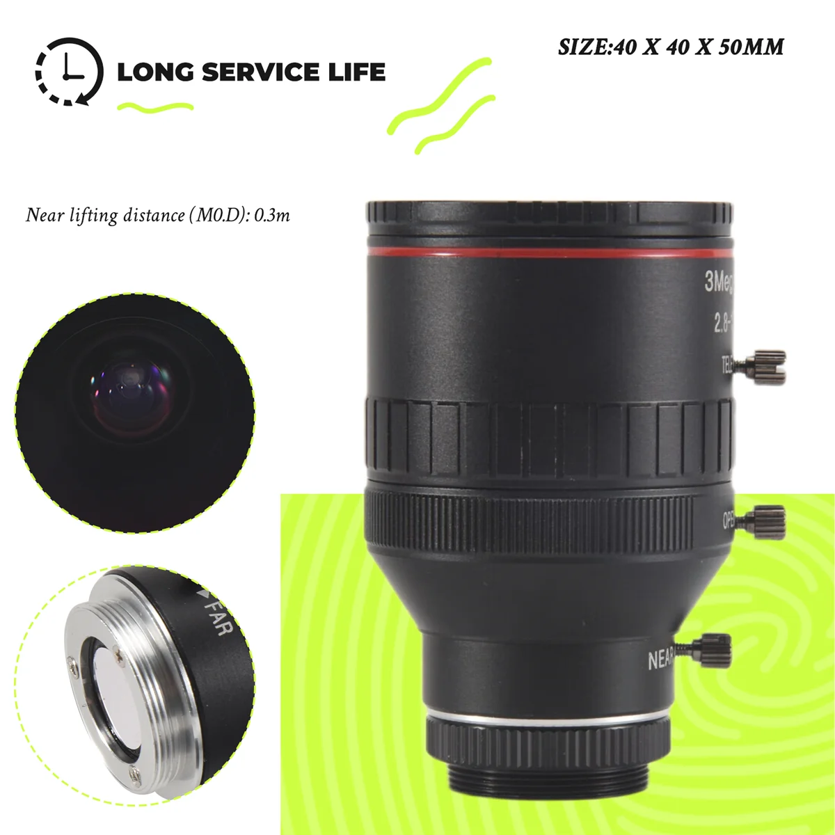 SLQZT Industrial Lens Manual Iris Zoom 2.8-12mm 3MP C Mount Lens CCTV LENS Camera Accessories
SLQZT Industrial Lens Manual Iris Zoom 2.8-12mm 3MP C Mount Lens CCTV LENS Camera Accessories