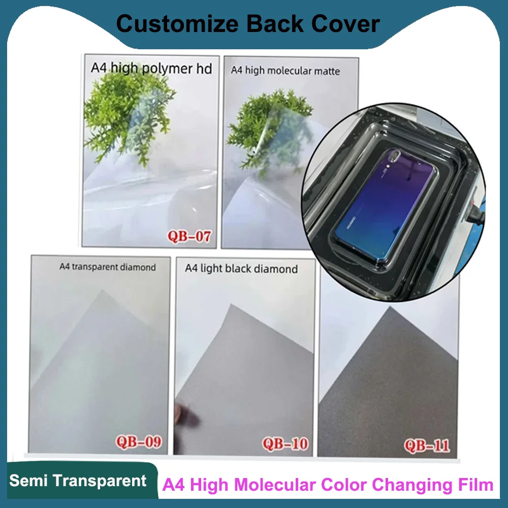 BingoCat 20pcs A4 Size Semi Transparent Material for Film Vacuum Envelope Machine Phone Full-Coverage Wrapping Protective Films
BingoCat 20pcs A4 Size Semi Transparent Material for Film Vacuum Envelope Machine Phone Full-Coverage Wrapping Protective Films
