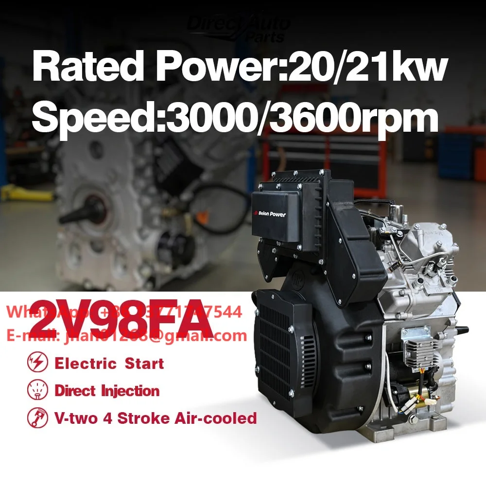 Agricultural Walking Tractor Engine, 27 Horsepowe Electric-Started 2 Cylinders V Air-Cooled Engine
Agricultural Walking Tractor Engine, 27 Horsepowe Electric-Started 2 Cylinders V Air-Cooled Engine