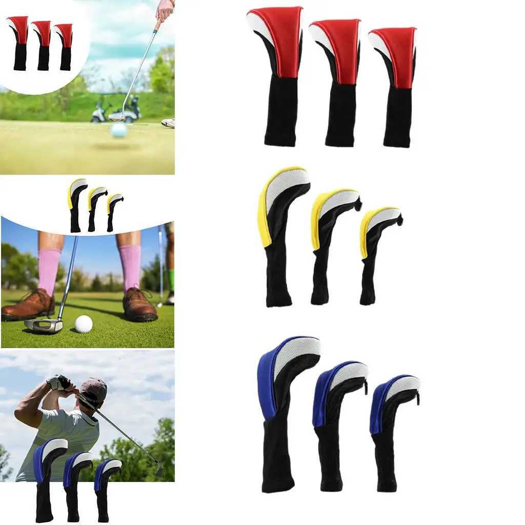Golf Headcover Set Nylon Durable Long Neck Driver Fairway Woods Hybrid Accessories for Outdoor Sports
Golf Headcover Set Nylon Durable Long Neck Driver Fairway Woods Hybrid Accessories for Outdoor Sports