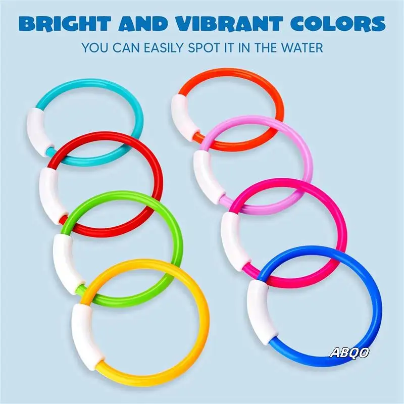 16PCS Dive Rings Pool Toys, Colorful Pool Rings For Kids, Underwater Training, Swimming Pool Dive Ring Toy For Kids
16PCS Dive Rings Pool Toys, Colorful Pool Rings For Kids, Underwater Training, Swimming Pool Dive Ring Toy For Kids