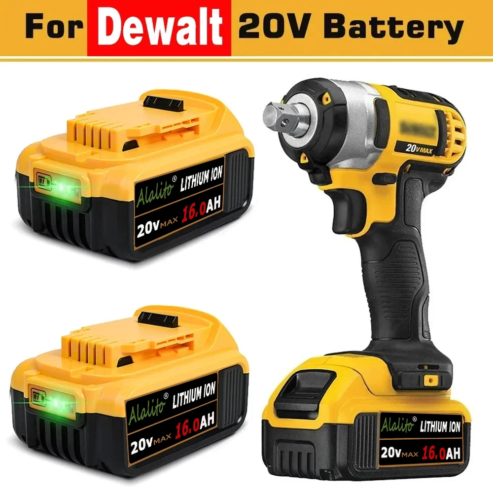 Аккумулятор для электроинструмента DeWalt DCB200 DCB184 DCB203 DCB205, 16000 мАч, 20 в, литий-ионный аккумулятор
Аккумулятор для электроинструмента DeWalt DCB200 DCB184 DCB203 DCB205, 16000 мАч, 20 в, литий-ионный аккумулятор