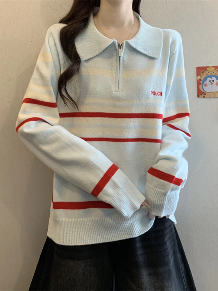 Large Size Ne Knitted Sweater Women's Striped Lazy Plump Sle Korean Loose Fit Long Sve Ci Walk Commute Daily
Large Size Ne Knitted Sweater Women's Striped Lazy Plump Sle Korean Loose Fit Long Sve Ci Walk Commute Daily