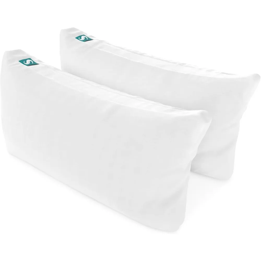2-pack cooling bed pillows & removable cover for sleeping sets, king size - adjustable and washable bedding pillow set for comf
2-pack cooling bed pillows & removable cover for sleeping sets, king size - adjustable and washable bedding pillow set for comf