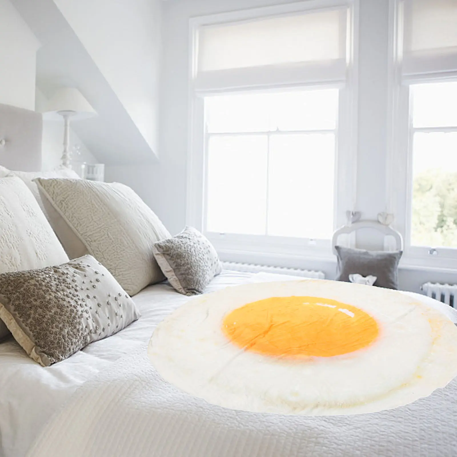 Realistic Round Egg Blanket Big Throw Soft Warm Blanket for Home Office Bed Nap Camping Comfort for Adults
Realistic Round Egg Blanket Big Throw Soft Warm Blanket for Home Office Bed Nap Camping Comfort for Adults