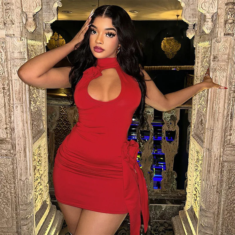 Crystal Women 2024 Flower Hollow Out Sexy Mini Dress Female Clothes Sleeveless Vestidos Elegant Bodycon Party Club Dress
Crystal Women 2024 Flower Hollow Out Sexy Mini Dress Female Clothes Sleeveless Vestidos Elegant Bodycon Party Club Dress