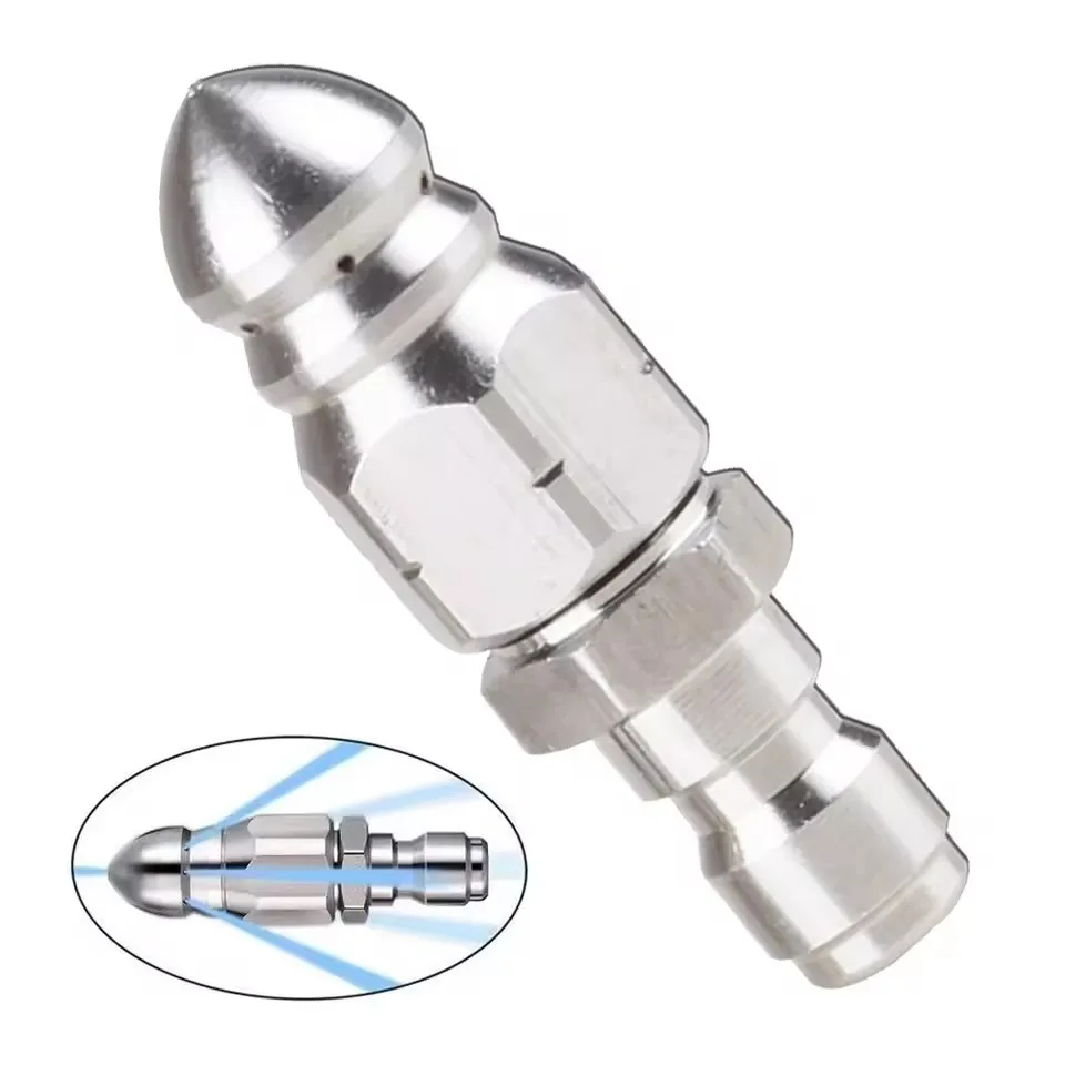 1/4 "Quick Connection Nozzle Sewer Cleaning High Pressure Washer Nozzle Sewer and Sewage Hose Nozzle Washing Accessories 5000psi
1/4 "Quick Connection Nozzle Sewer Cleaning High Pressure Washer Nozzle Sewer and Sewage Hose Nozzle Washing Accessories 5000psi