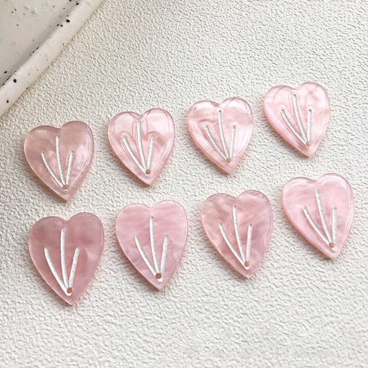 10pcs New Fashion Love Heart Jewelry Pendants Handmade Leaf Acrylic Necklace Earrings Pendant Charms Diy Jewelry Making Findings
10pcs New Fashion Love Heart Jewelry Pendants Handmade Leaf Acrylic Necklace Earrings Pendant Charms Diy Jewelry Making Findings