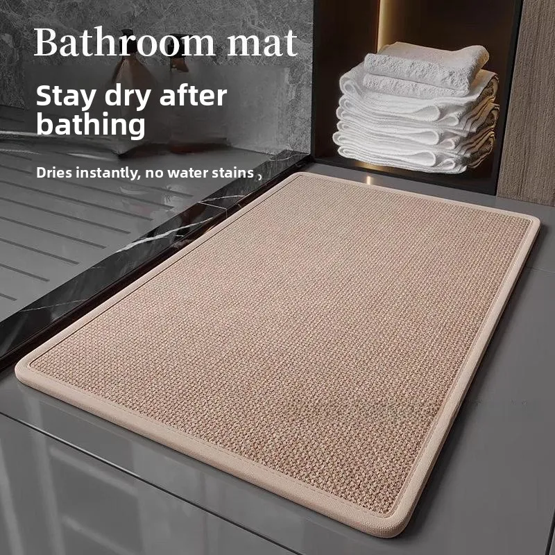 Pure Color Bathroom Linen Mat Strong Absorbency Non-Slip Entrance Door Mat Quick Dry Foot Pad Resistant to Dirt And Stains
Pure Color Bathroom Linen Mat Strong Absorbency Non-Slip Entrance Door Mat Quick Dry Foot Pad Resistant to Dirt And Stains