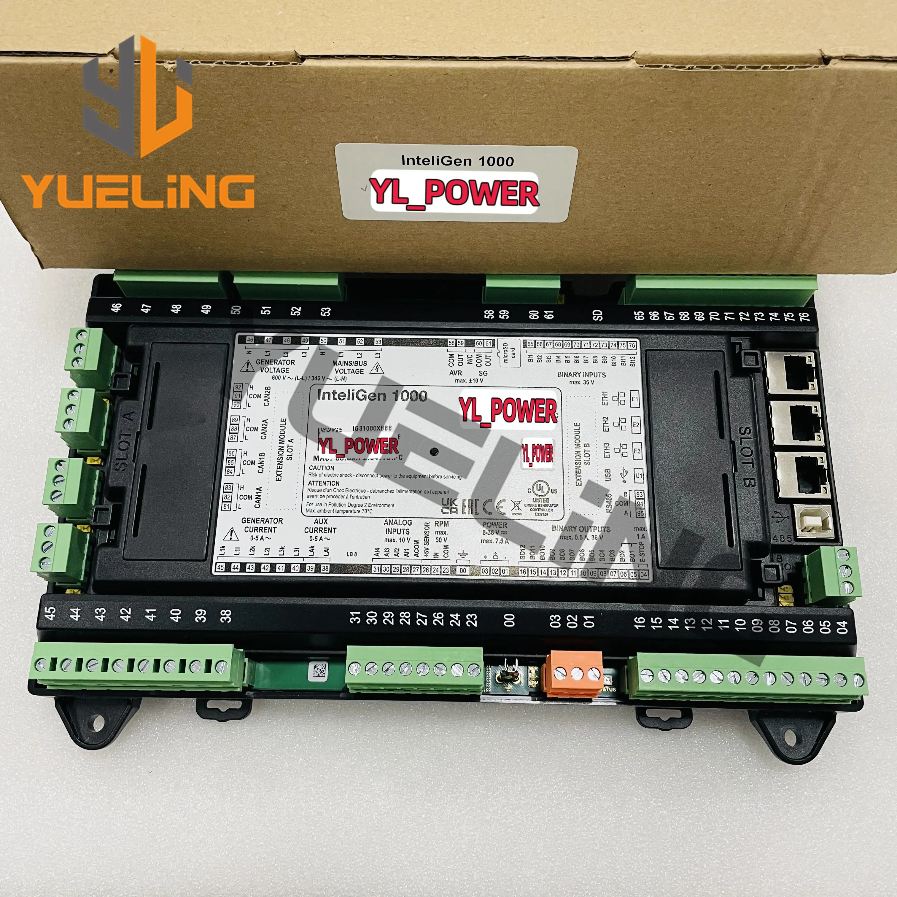 InteliGen1000 Suit for Diesel Engine Spare Part IG31000XBBB IG31000YBBB Gen-set Controller Generator Control Panel Board