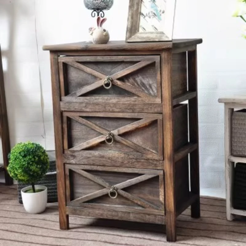 40cm Vintage Bedside Cabinet: Rustic Rattan Storage w/ Eco-Friendly Paint - Modern Minimalist Bedroom Organizer
40cm Vintage Bedside Cabinet: Rustic Rattan Storage w/ Eco-Friendly Paint - Modern Minimalist Bedroom Organizer