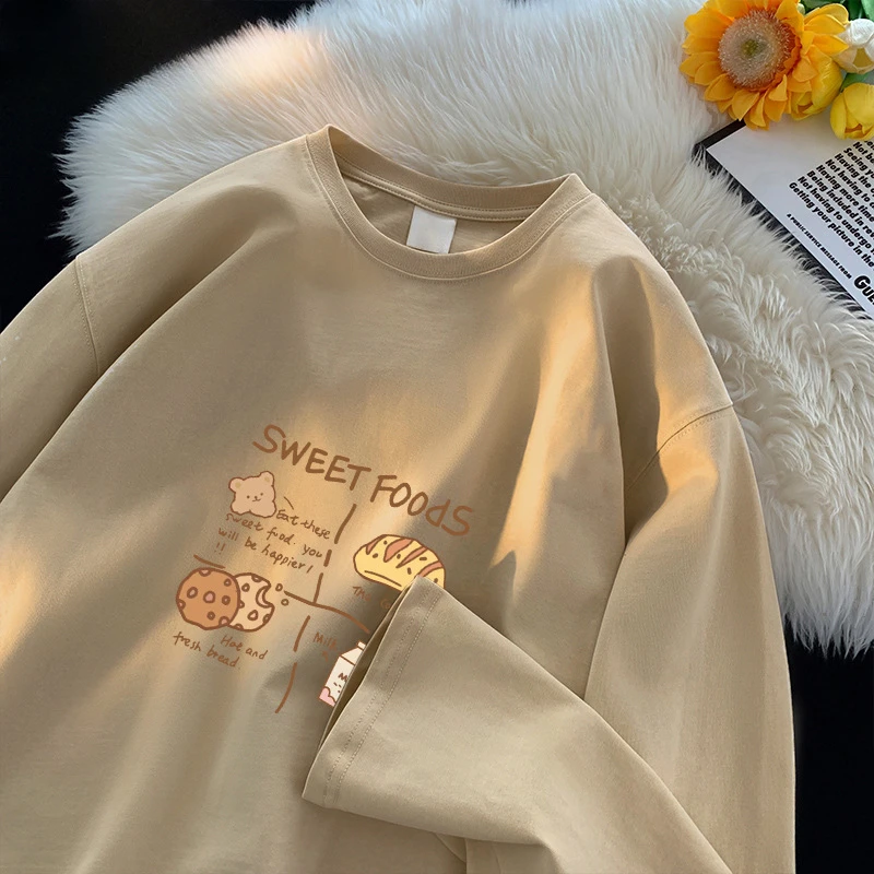 Heavy Long-sleeved T-shirt Men's Spring and Autumn Loose and Thick Bottoming Shirt Color Pure Cotton Round Neck Long-sleeved
Heavy Long-sleeved T-shirt Men's Spring and Autumn Loose and Thick Bottoming Shirt Color Pure Cotton Round Neck Long-sleeved