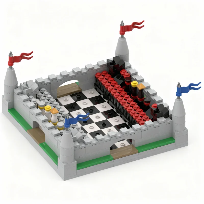 613pcs MOC Army Chess Creator Model Building Blocks Construction Toy Christmas Gifts DIY Creative Idea Education Assemble Brick
613pcs MOC Army Chess Creator Model Building Blocks Construction Toy Christmas Gifts DIY Creative Idea Education Assemble Brick