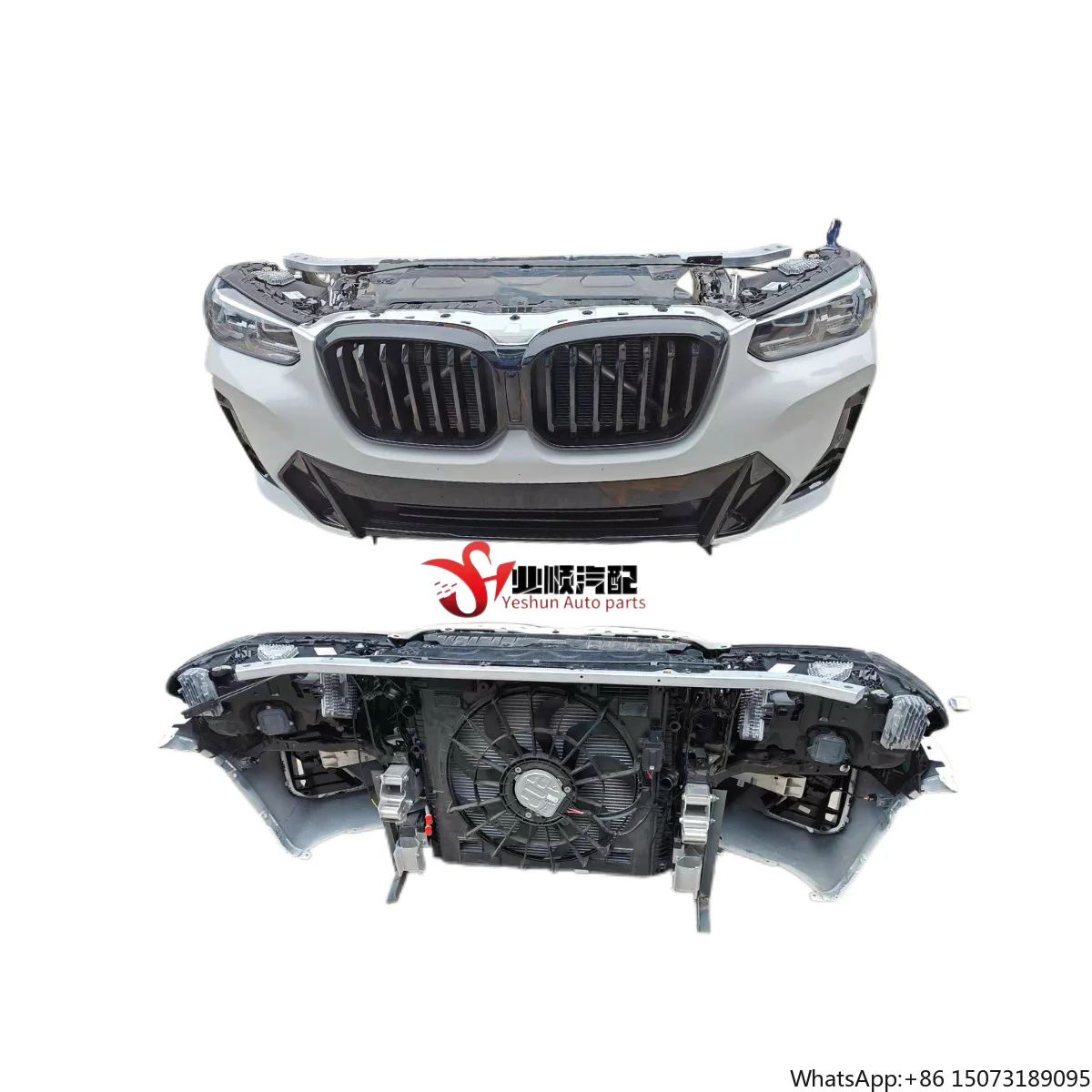 Original High-quality Hot Selling X3 G08 LCI Front Bumper with Frame, Electronic Fan, Radiator, LED Headlights for Body Kit
Original High-quality Hot Selling X3 G08 LCI Front Bumper with Frame, Electronic Fan, Radiator, LED Headlights for Body Kit