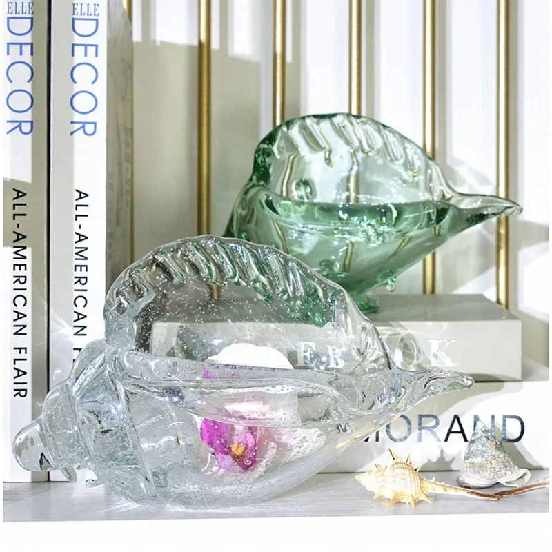 Glass Crafts Coloured Glaze Conch Home Soft Decoration Living Room Decorations Coffee Table Creative Desktop Desk Ornaments
Glass Crafts Coloured Glaze Conch Home Soft Decoration Living Room Decorations Coffee Table Creative Desktop Desk Ornaments