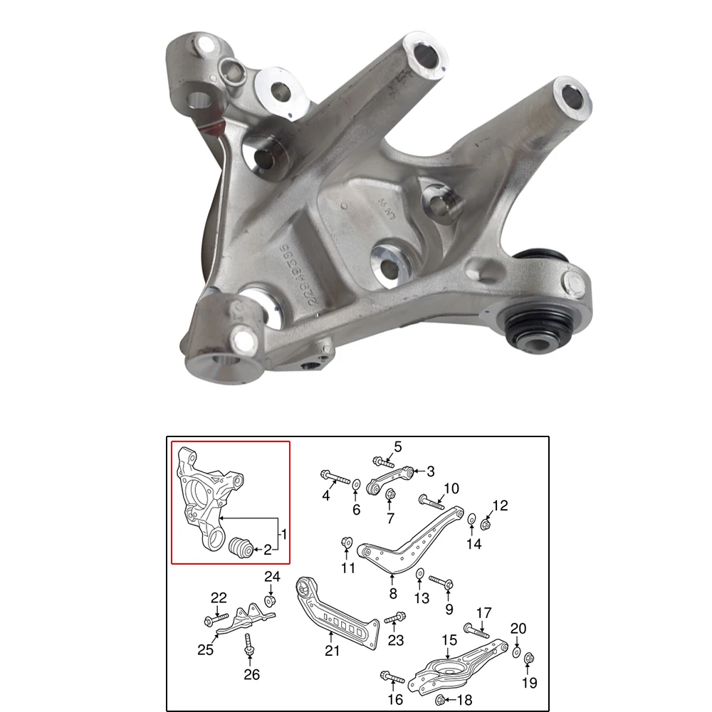 Spindle Knuckle Rear Left For Chevrolet Malibu 16-25 Buick Regal Sportback 18-20 22949386 84454535
Spindle Knuckle Rear Left For Chevrolet Malibu 16-25 Buick Regal Sportback 18-20 22949386 84454535