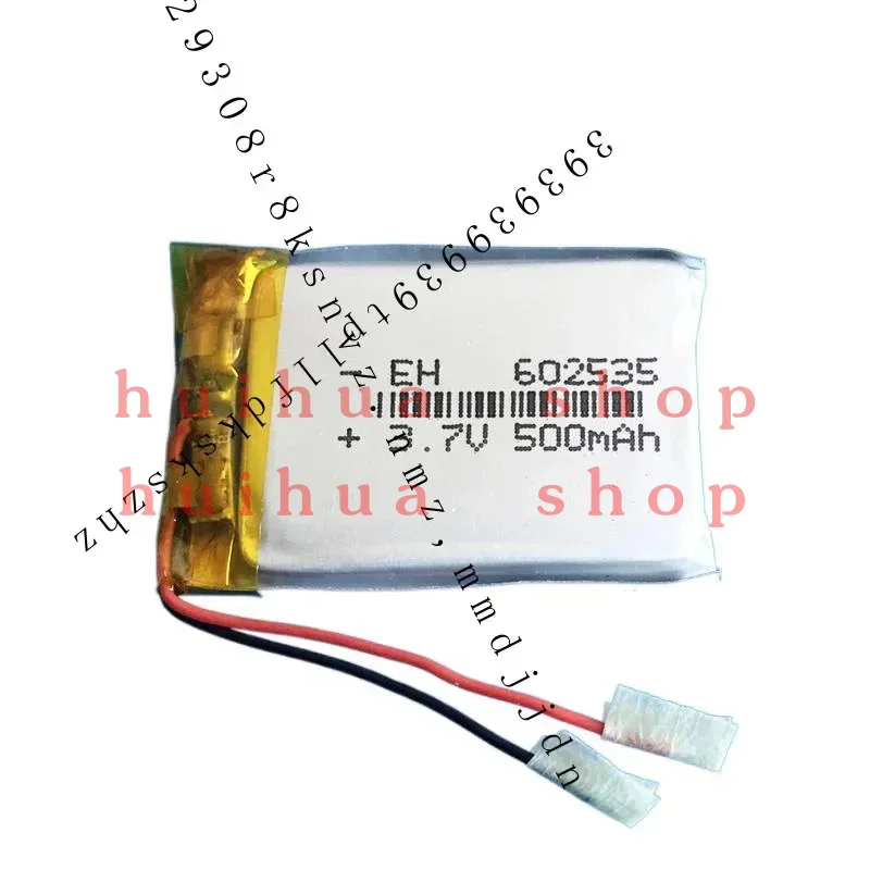 10 pcs 3.7V 602535 Lipo Rechargeable Battery 500mAh for MP3 MP4 DVD GPS JM
10 pcs 3.7V 602535 Lipo Rechargeable Battery 500mAh for MP3 MP4 DVD GPS JM