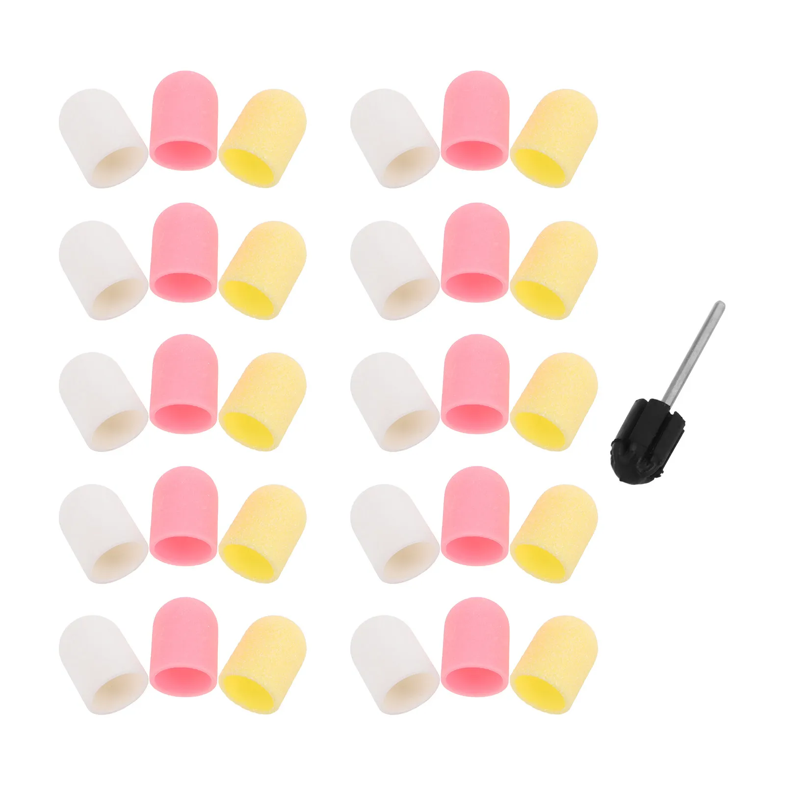 30Pcs Nail Drill Sanding Caps Mixed Grit 80 180 240 Fine Medium Coarse Abrasive Caps 10Mm for Gel Polish Removal Manicure
30Pcs Nail Drill Sanding Caps Mixed Grit 80 180 240 Fine Medium Coarse Abrasive Caps 10Mm for Gel Polish Removal Manicure