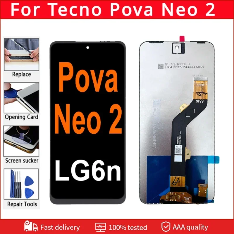 6.82'' IPS For Tecno Pova Neo 2 LG6n LCD Display Touch Screen Digitizer Assembly For Tecno Pova Neo2 LCD
6.82'' IPS For Tecno Pova Neo 2 LG6n LCD Display Touch Screen Digitizer Assembly For Tecno Pova Neo2 LCD