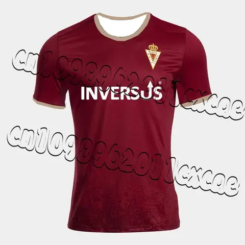 Men's Outdoor Sports Quick-drying Breathable Real Murcia Football Comfort Casual Fashion Jersey T-shirt